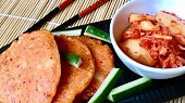 Korejské lívanečky s kimchi (kimči)