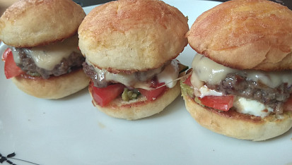 Párty miniburgery