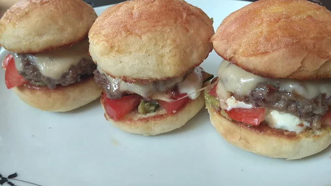 Párty miniburgery