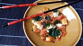Rýže s kimchi a tofu