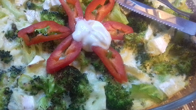 Zapečená brokolice