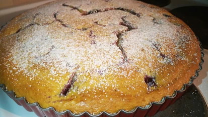 Ostružinový koláč "osmička"