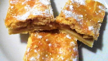 Rebarborový (jablečný) koláč