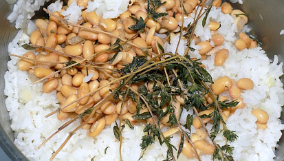 Rizoto se sójou a citronem