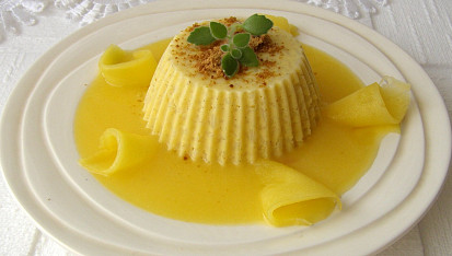 Rýžový pudink s mangovou omáčkou, Rýžový pudink s mangovou omáčkou