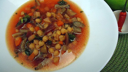 Barevná polévka nejen pro vegetariány