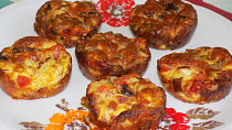 Cibulkové frittatas