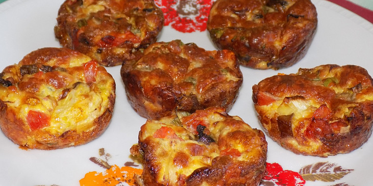 Cibulkové frittatas