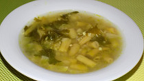 Fazolková polévka s jáhlami