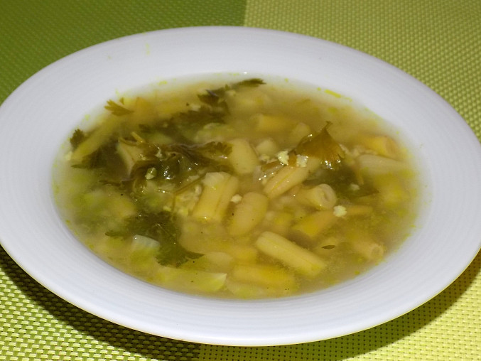 Fazolková polévka s jáhlami