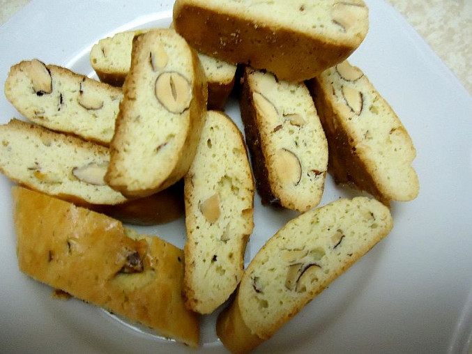 Italské mandlové sušenky - Cantuccini