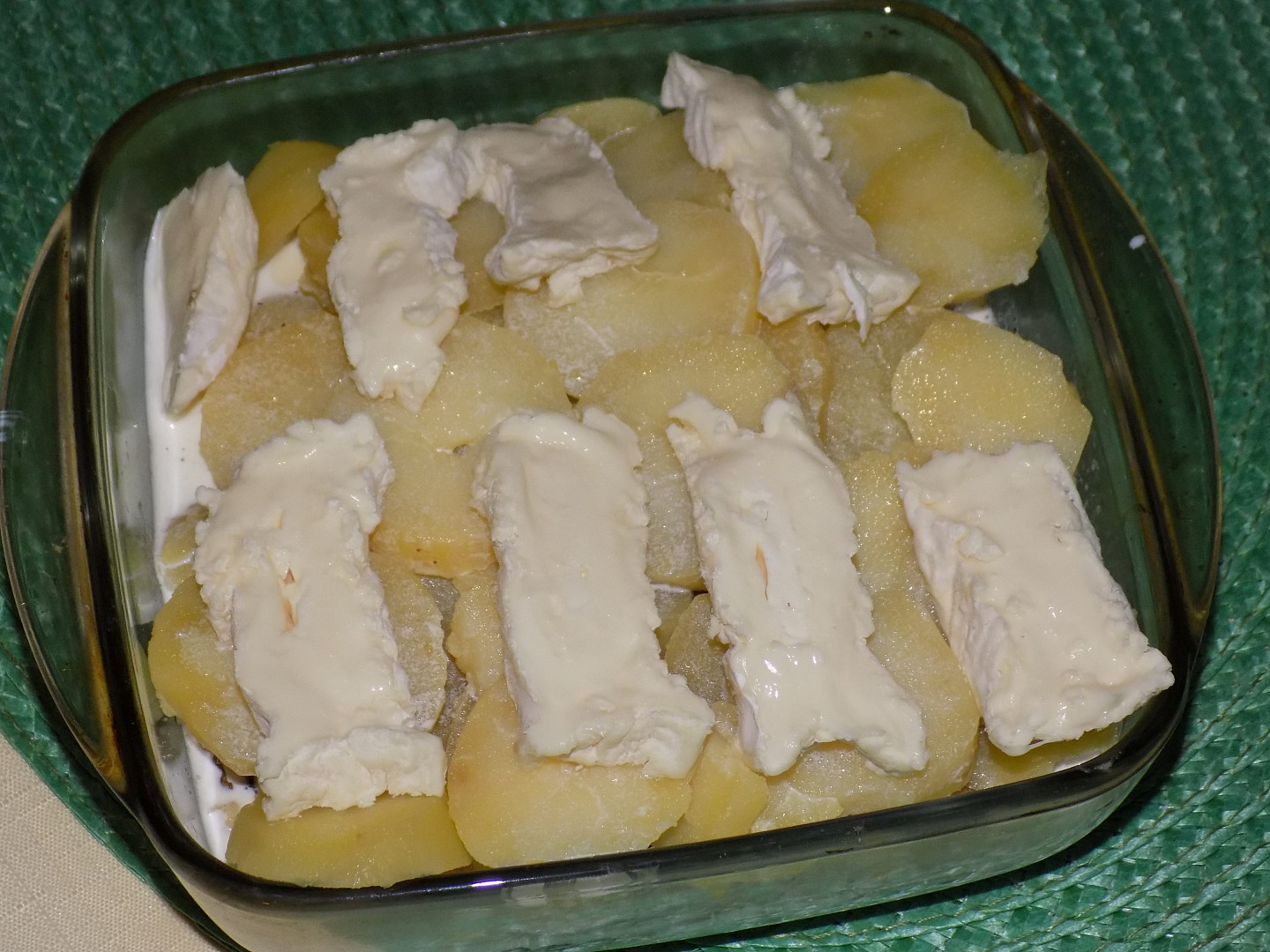 Krémové francouzské brambory se sýrem