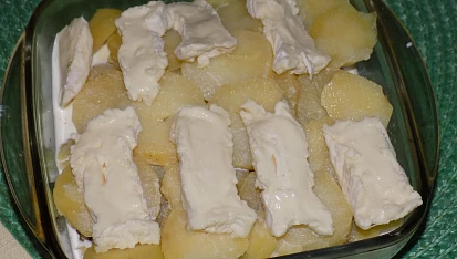 Krémové francouzské brambory se sýrem