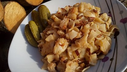 Květákové flíčky se slaninou