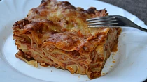 Lasagne s mletým masem bez bešamelu