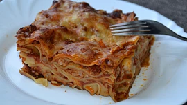 Lasagne s mletým masem bez bešamelu