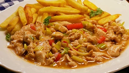 Majonézové kuřecí nudličky