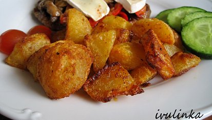 Pečené třepané brambory