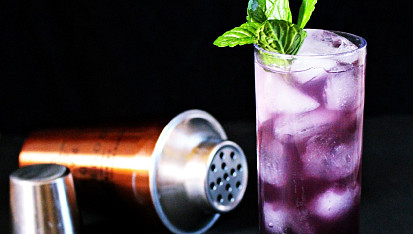 Purple sky