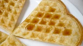 Rychlé vafle bez vajec a cukru
