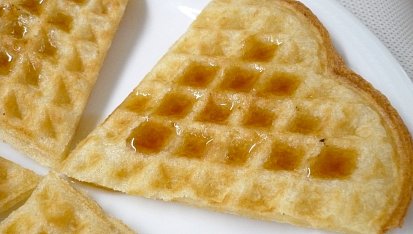 Rychlé vafle bez vajec a cukru