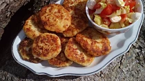 Bramborovo-květákové karbanátky