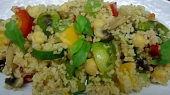 Bulgur, cizrna a zelenina