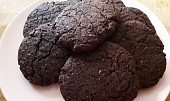 Cookies mojí vnučky Michalky, Jsou tmavsi,mám víc kakaa :)