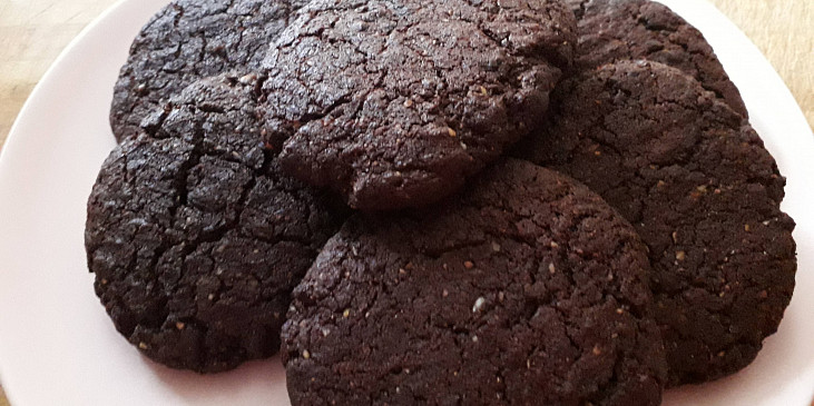 Cookies mojí vnučky Michalky (Jsou tmavsi,mám víc kakaa :))