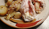 Kuřecí závitky s nivou a pečené brambory (Kuřecí závitky s nivou )