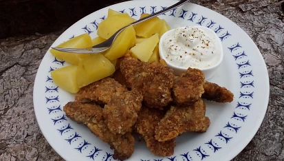 Smažená obalovaná játra