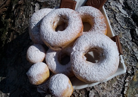 Pečené čokoládové donuty