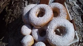 Pečené čokoládové donuty