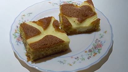 Prošívaná celozrnná dýňová buchta