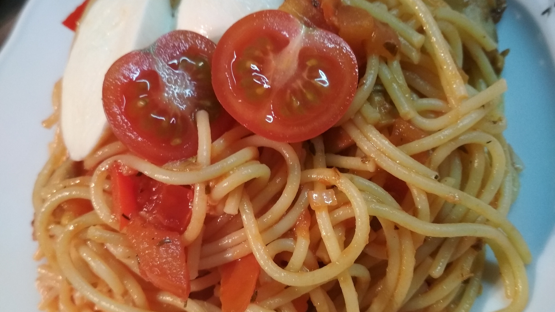 Špagety se zeleninou