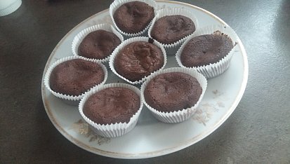 Teplý čokoládový dortík (Fondant au chocolat)