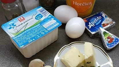 Tvarohovo-sýrová pomazánka s bylinkami