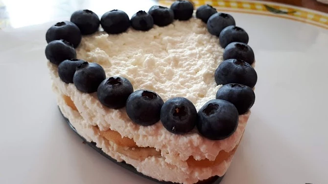 Tvarohový dezert a la Tiramisu - pro nejmenší