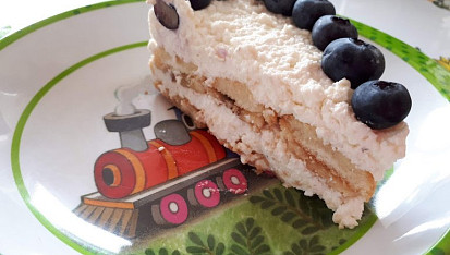 Tvarohový dezert a la Tiramisu - pro nejmenší