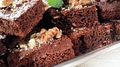 Brownies s kandovaným pomerančem