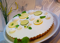 Citronový koláč s pusinkami