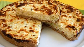 Pikantní tykvový (cuketový) koláč