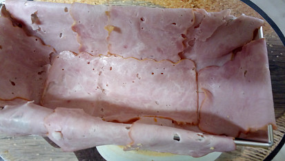 Šunka plněná žampiony