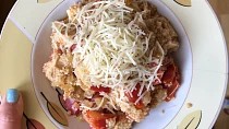 Kuskus s uzeným tofu a zeleninou