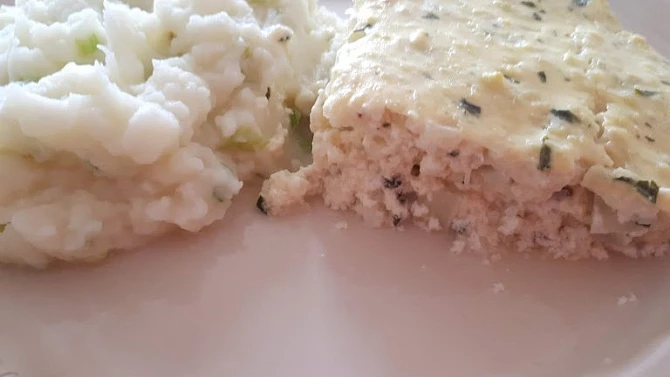 Květákový nákyp s tvarohem