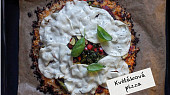Low carb květáková pizza bez mouky, Květáková pizza
