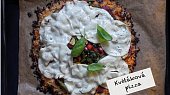 Low carb květáková pizza bez mouky, Květáková pizza