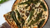 Quiche s medvědím česnekem