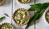 Quiche s medvědím česnekem