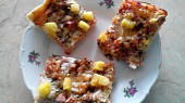 Slaný koláč à la pizza